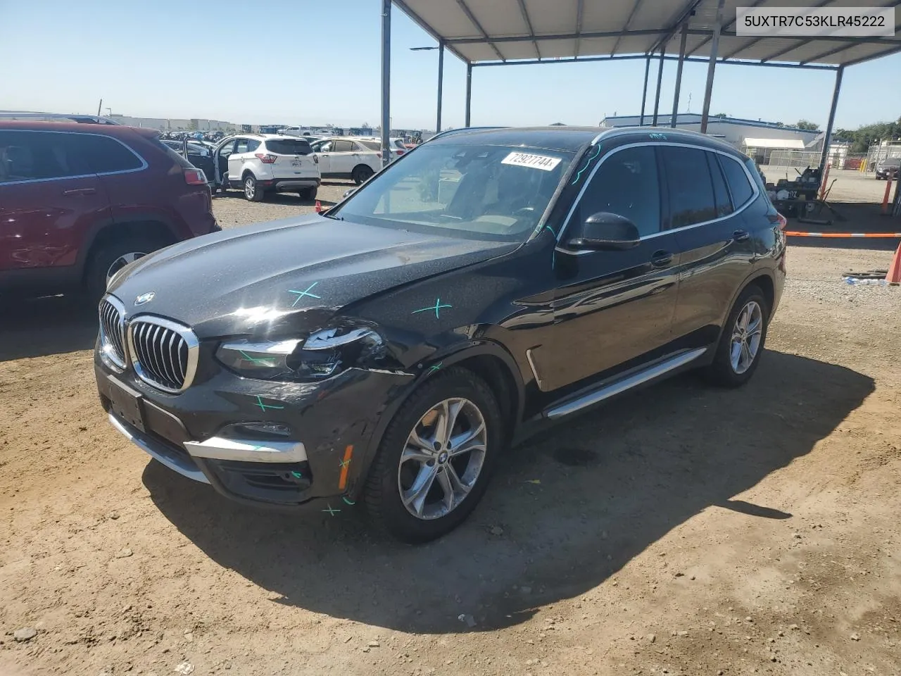 5UXTR7C53KLR45222 2019 BMW X3 Sdrive30I