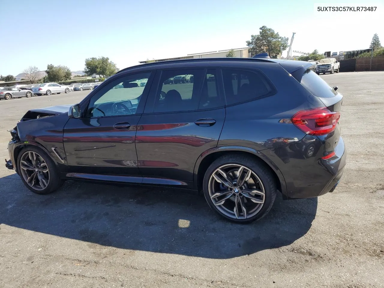 2019 BMW X3 xDrivem40I VIN: 5UXTS3C57KLR73487 Lot: 73725294