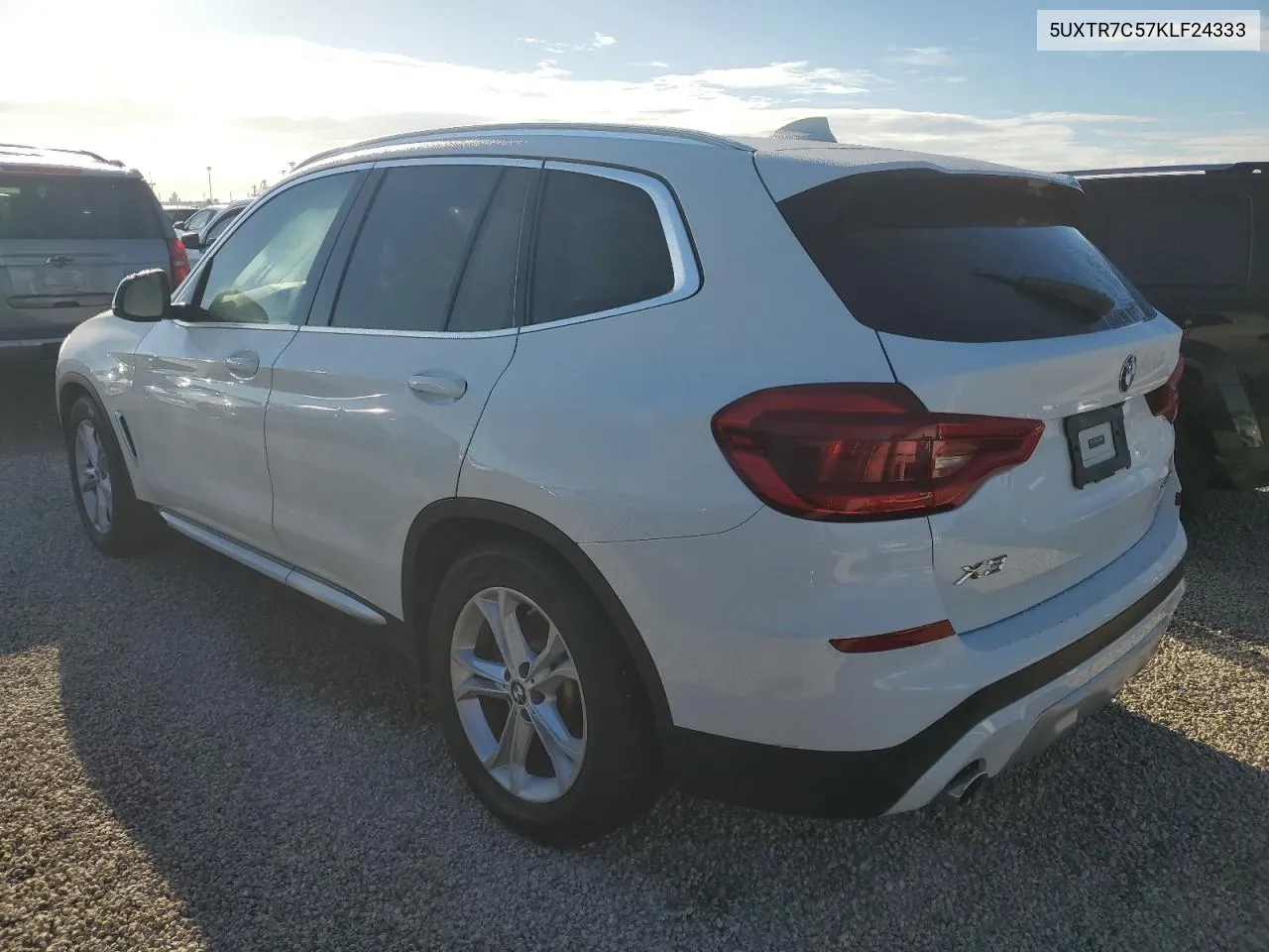 2019 BMW X3 Sdrive30I VIN: 5UXTR7C57KLF24333 Lot: 74299544