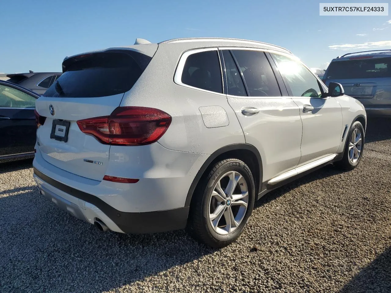 2019 BMW X3 Sdrive30I VIN: 5UXTR7C57KLF24333 Lot: 74299544