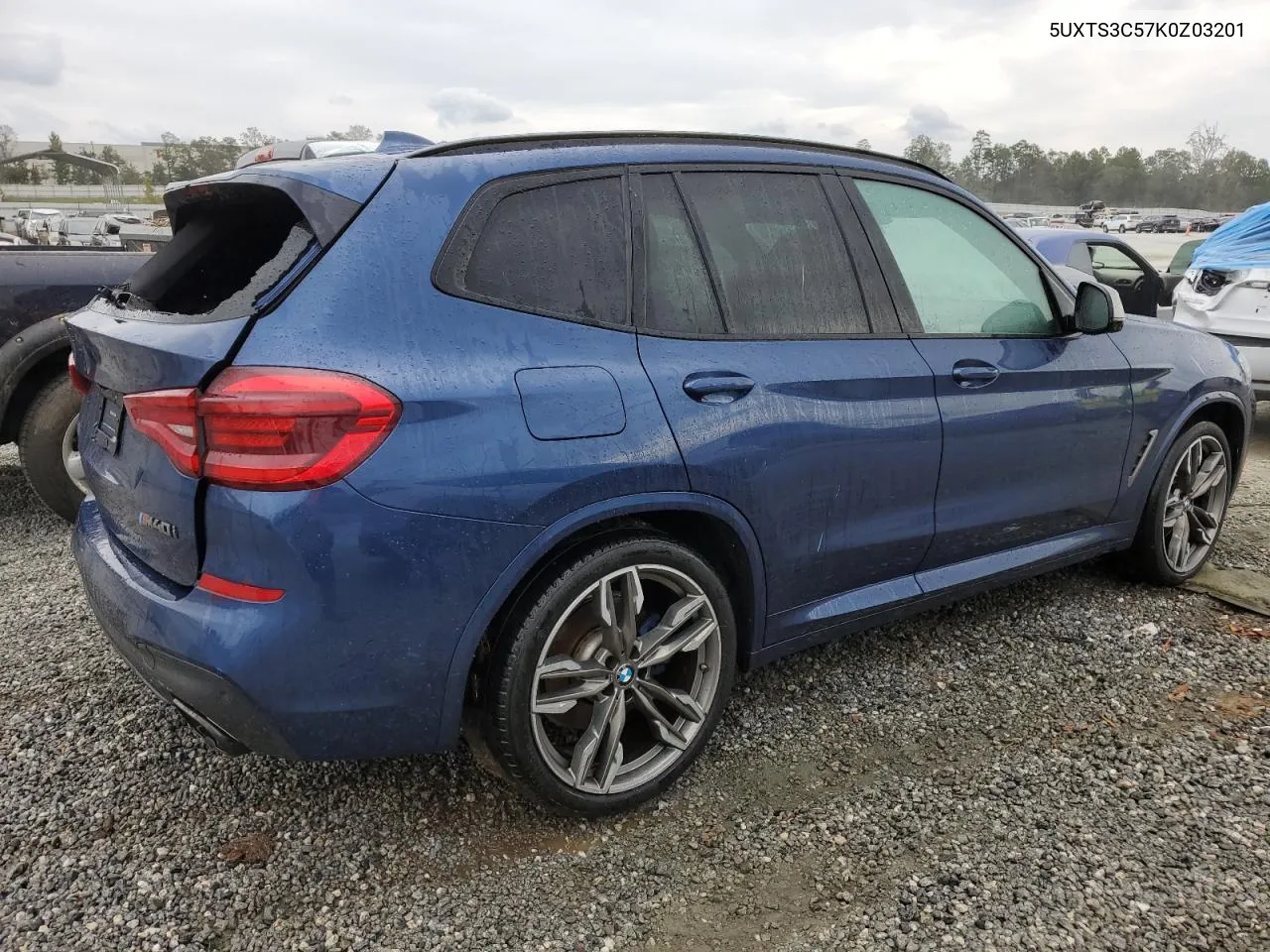 5UXTS3C57K0Z03201 2019 BMW X3 xDrivem40I