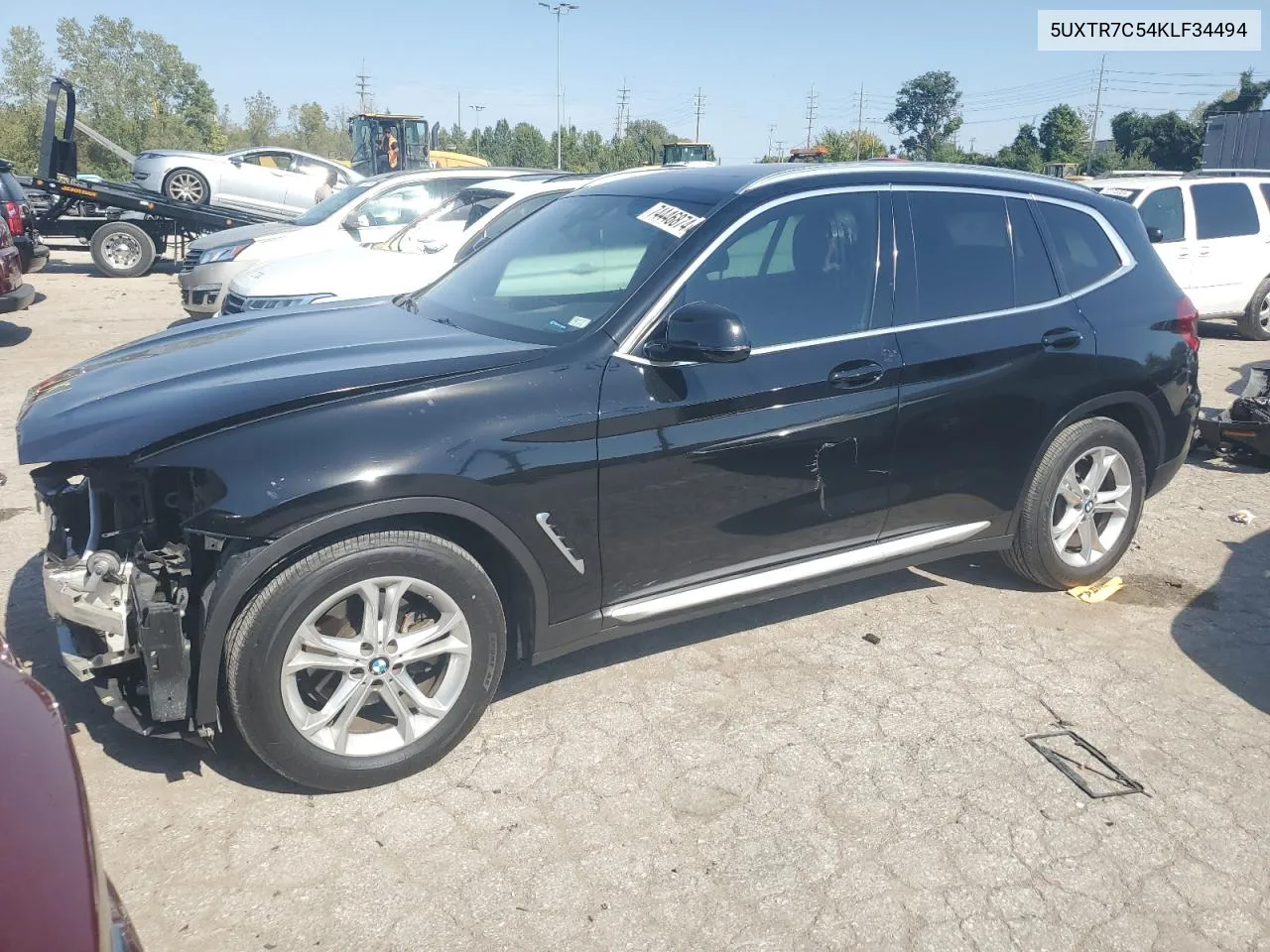 5UXTR7C54KLF34494 2019 BMW X3 Sdrive30I