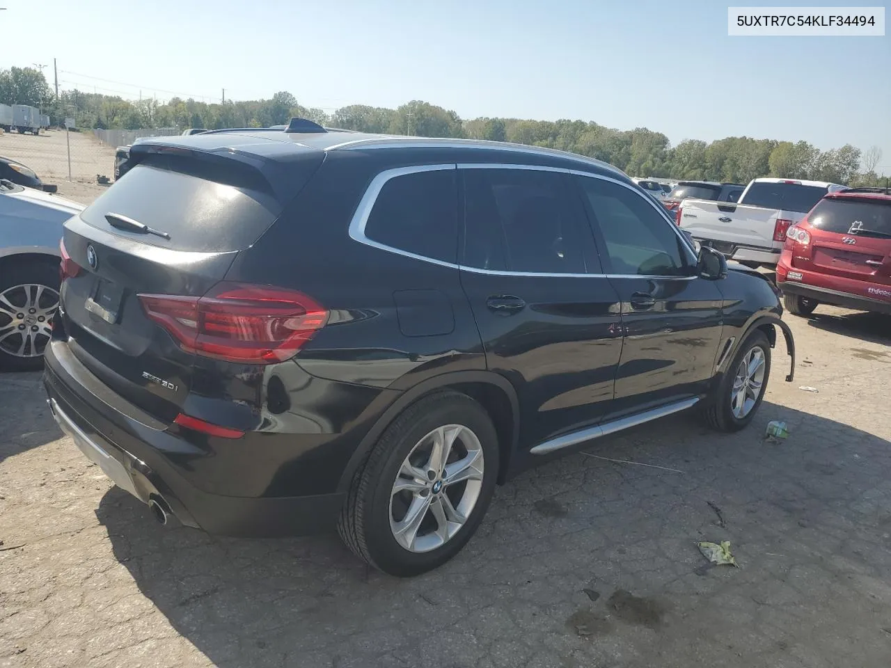 2019 BMW X3 Sdrive30I VIN: 5UXTR7C54KLF34494 Lot: 74446874