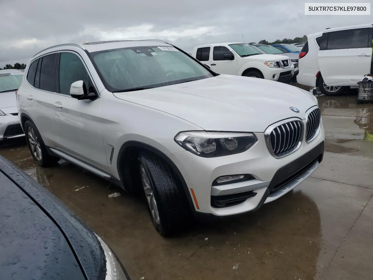 2019 BMW X3 Sdrive30I VIN: 5UXTR7C57KLE97800 Lot: 74700434