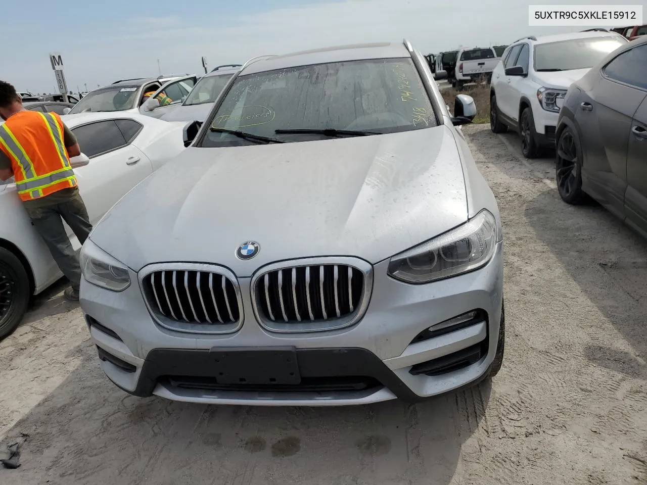 2019 BMW X3 xDrive30I VIN: 5UXTR9C5XKLE15912 Lot: 74924274