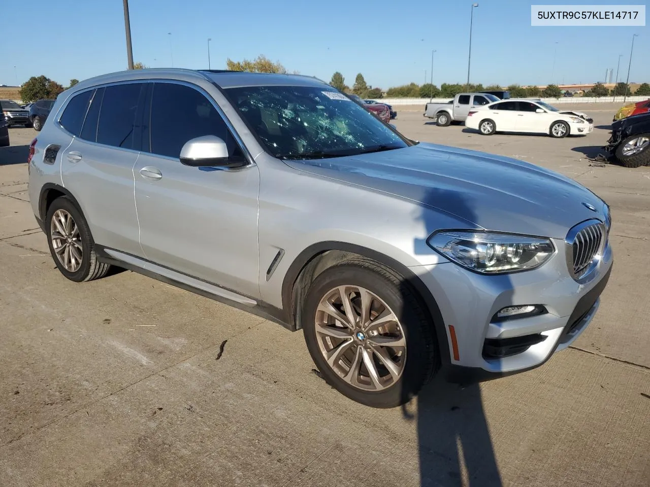 2019 BMW X3 xDrive30I VIN: 5UXTR9C57KLE14717 Lot: 75741864