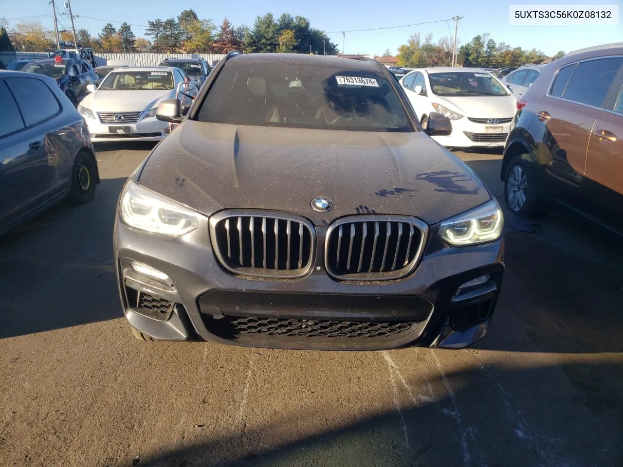 2019 BMW X3 xDrivem40I VIN: 5UXTS3C56K0Z08132 Lot: 76313674