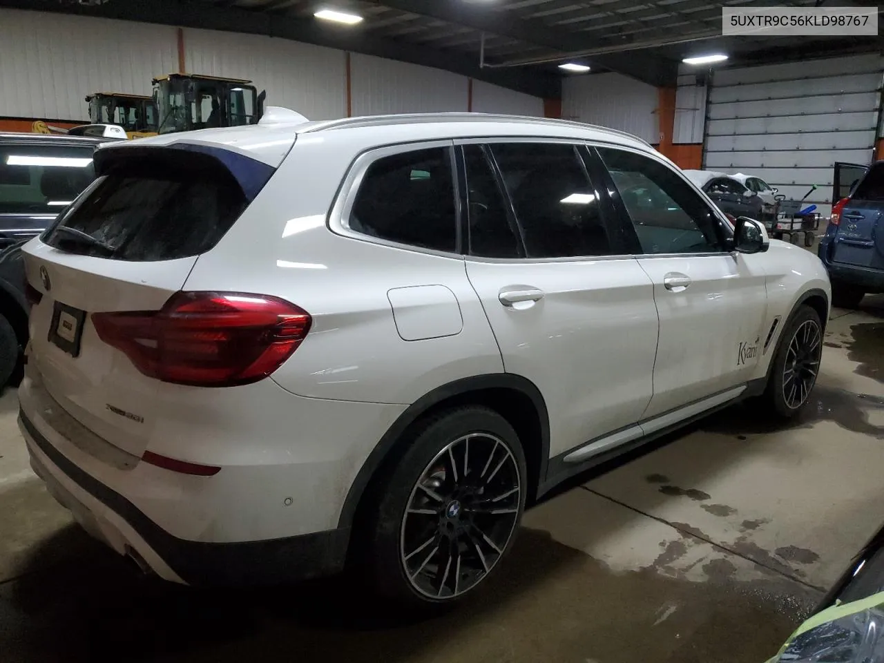 2019 BMW X3 xDrive30I VIN: 5UXTR9C56KLD98767 Lot: 76513414