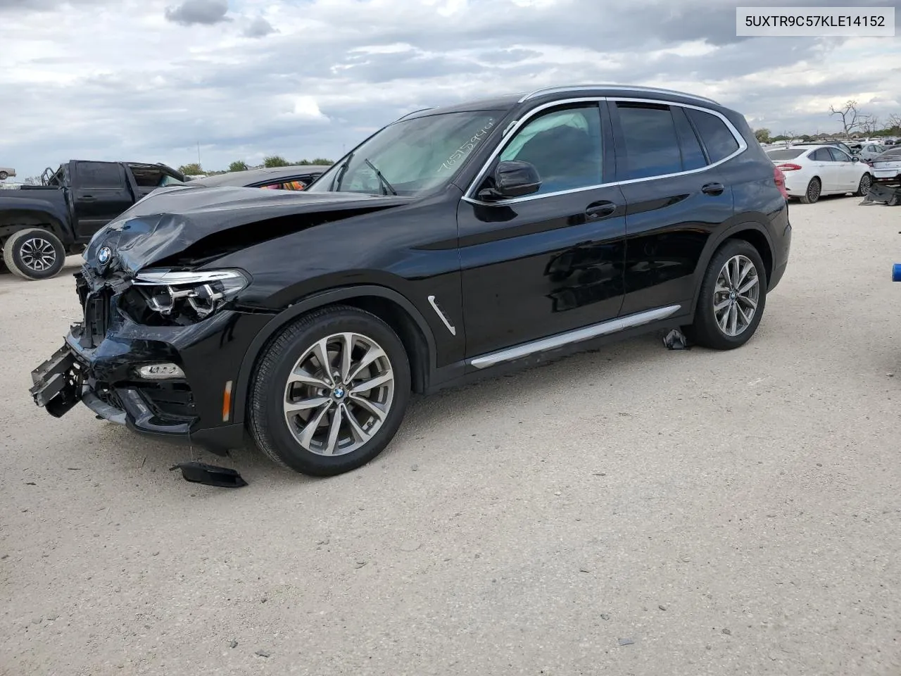 2019 BMW X3 xDrive30I VIN: 5UXTR9C57KLE14152 Lot: 76515944