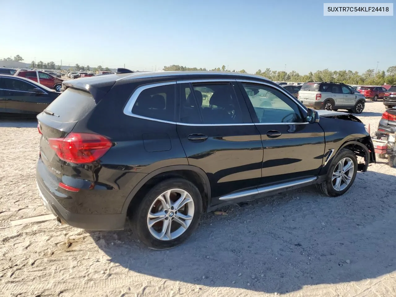 2019 BMW X3 Sdrive30I VIN: 5UXTR7C54KLF24418 Lot: 76726844