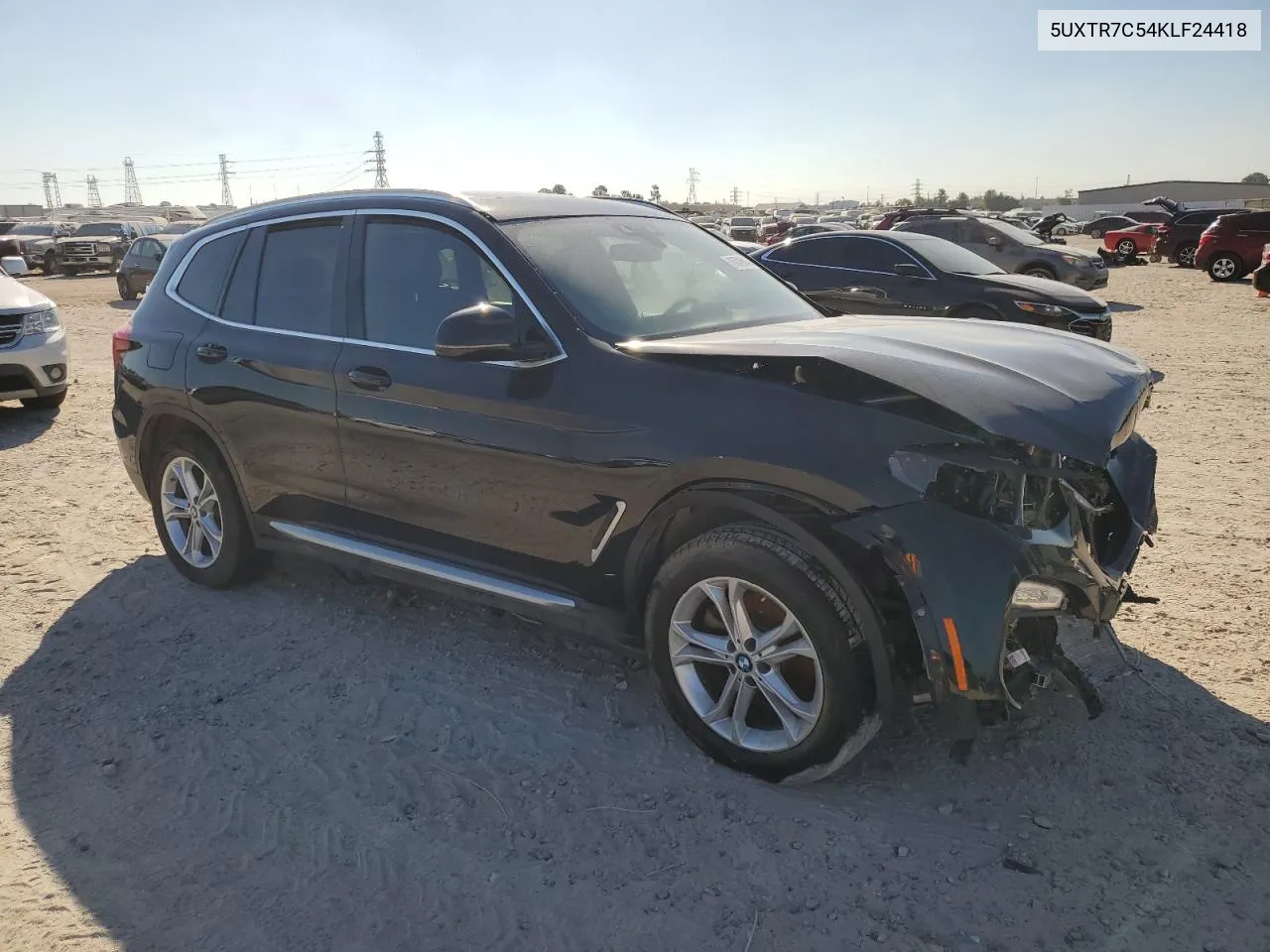 2019 BMW X3 Sdrive30I VIN: 5UXTR7C54KLF24418 Lot: 76726844