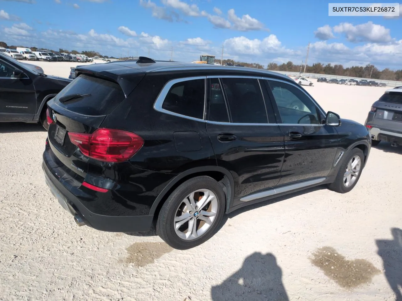 5UXTR7C53KLF26872 2019 BMW X3 Sdrive30I