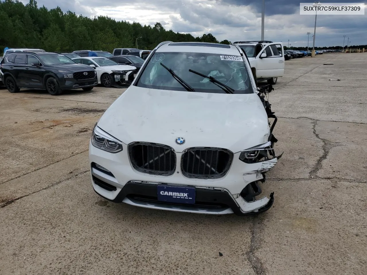 2019 BMW X3 Sdrive30I VIN: 5UXTR7C59KLF37309 Lot: 77073584