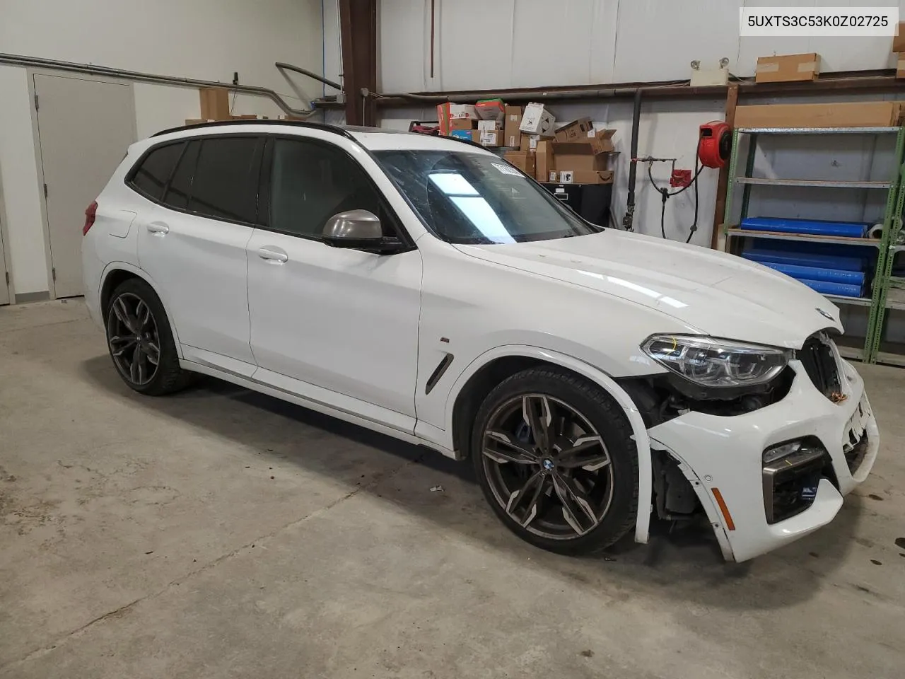 2019 BMW X3 xDrivem40I VIN: 5UXTS3C53K0Z02725 Lot: 77162384