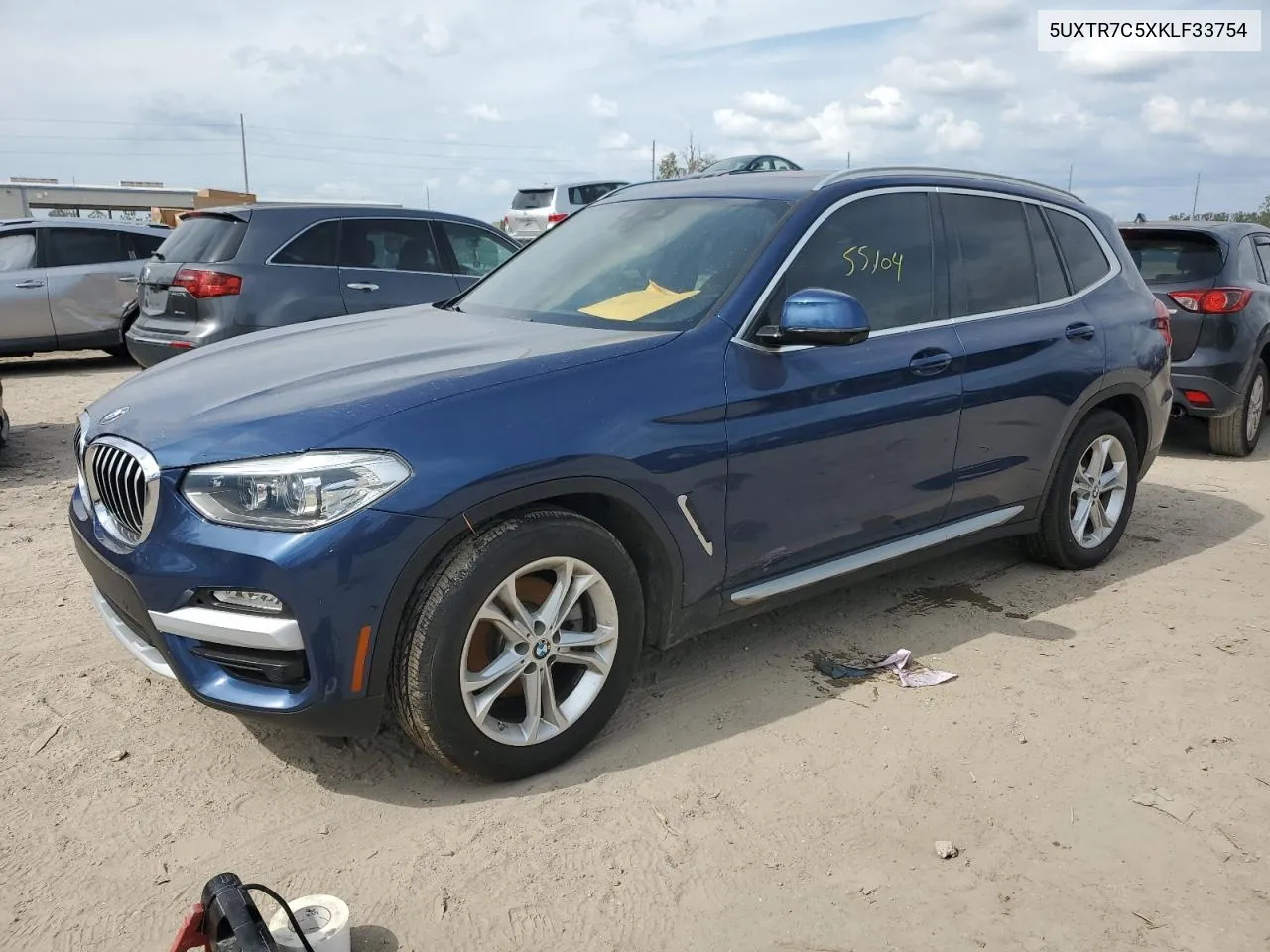 2019 BMW X3 Sdrive30I VIN: 5UXTR7C5XKLF33754 Lot: 77685684