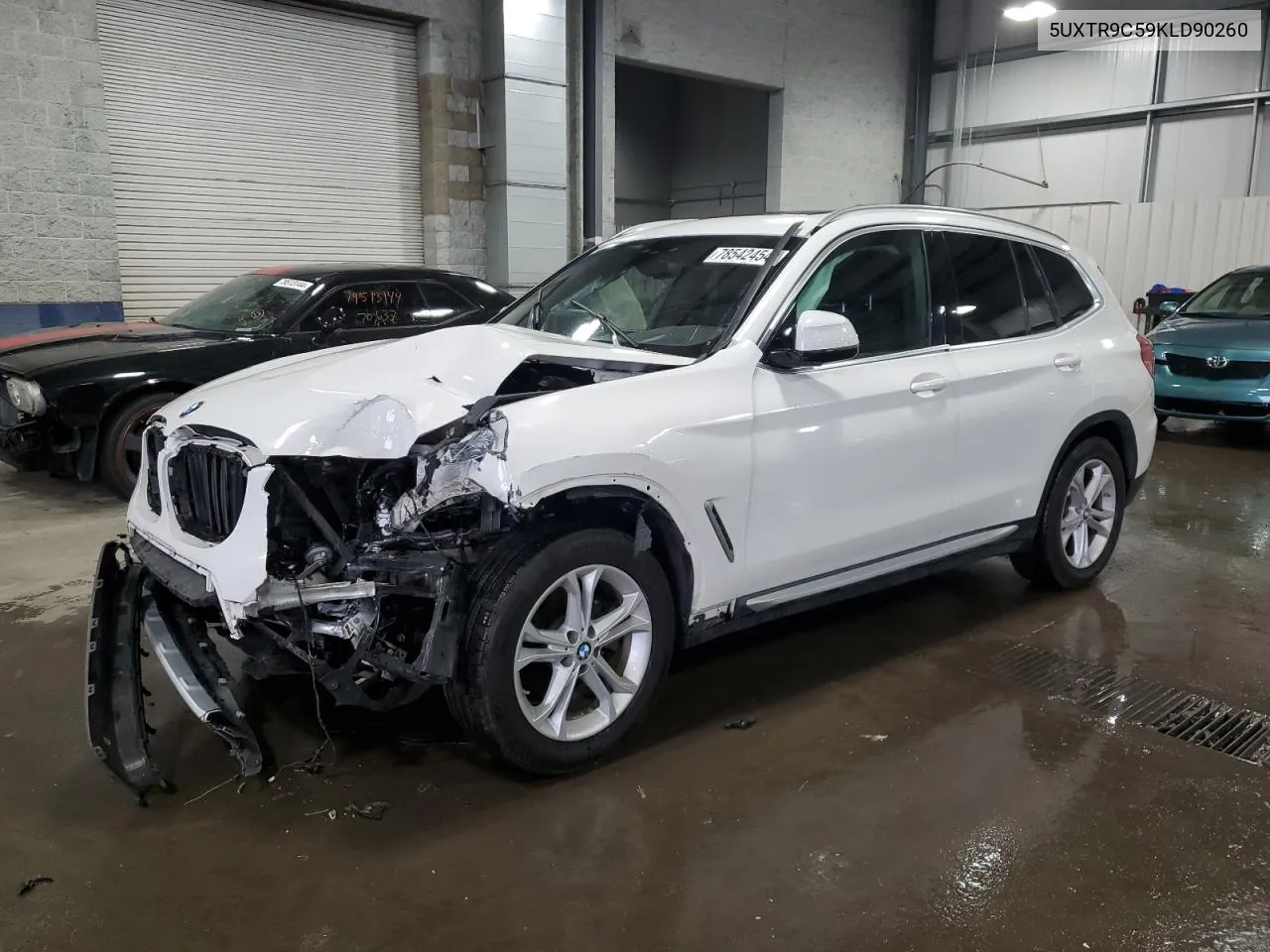 2019 BMW X3 xDrive30I VIN: 5UXTR9C59KLD90260 Lot: 78542454