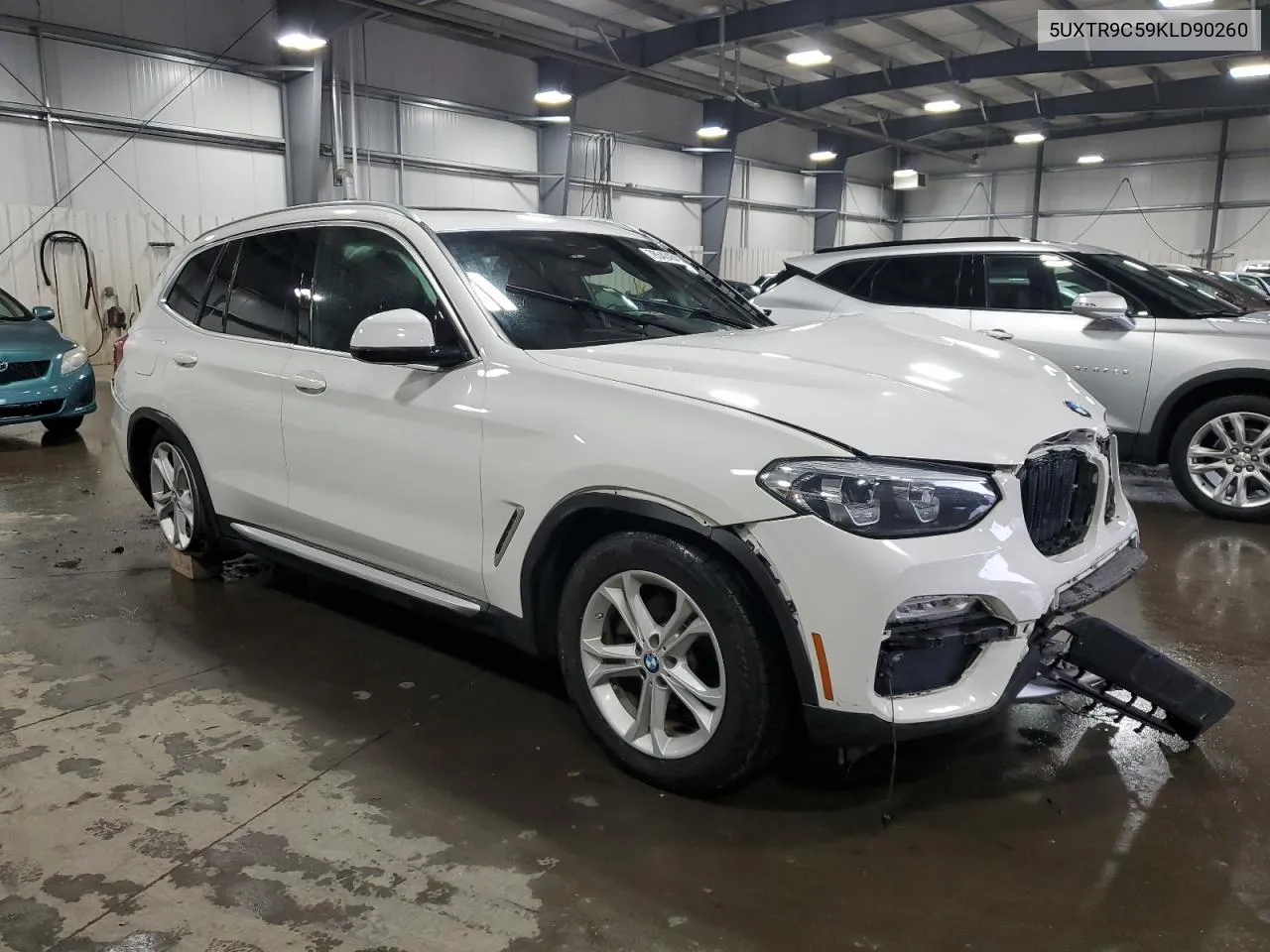 2019 BMW X3 xDrive30I VIN: 5UXTR9C59KLD90260 Lot: 78542454