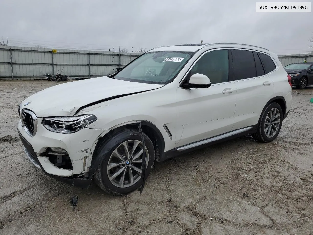 2019 BMW X3 xDrive30I VIN: 5UXTR9C52KLD91895 Lot: 81545774