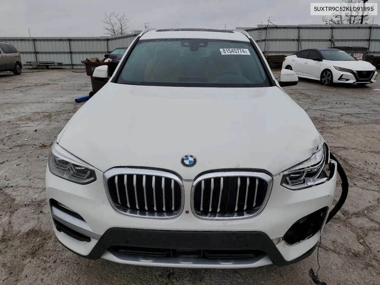 2019 BMW X3 xDrive30I VIN: 5UXTR9C52KLD91895 Lot: 81545774