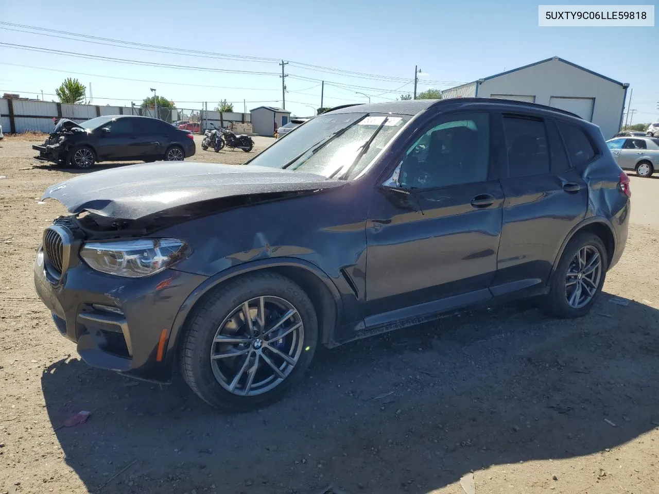 2020 BMW X3 xDrivem40I VIN: 5UXTY9C06LLE59818 Lot: 56684044