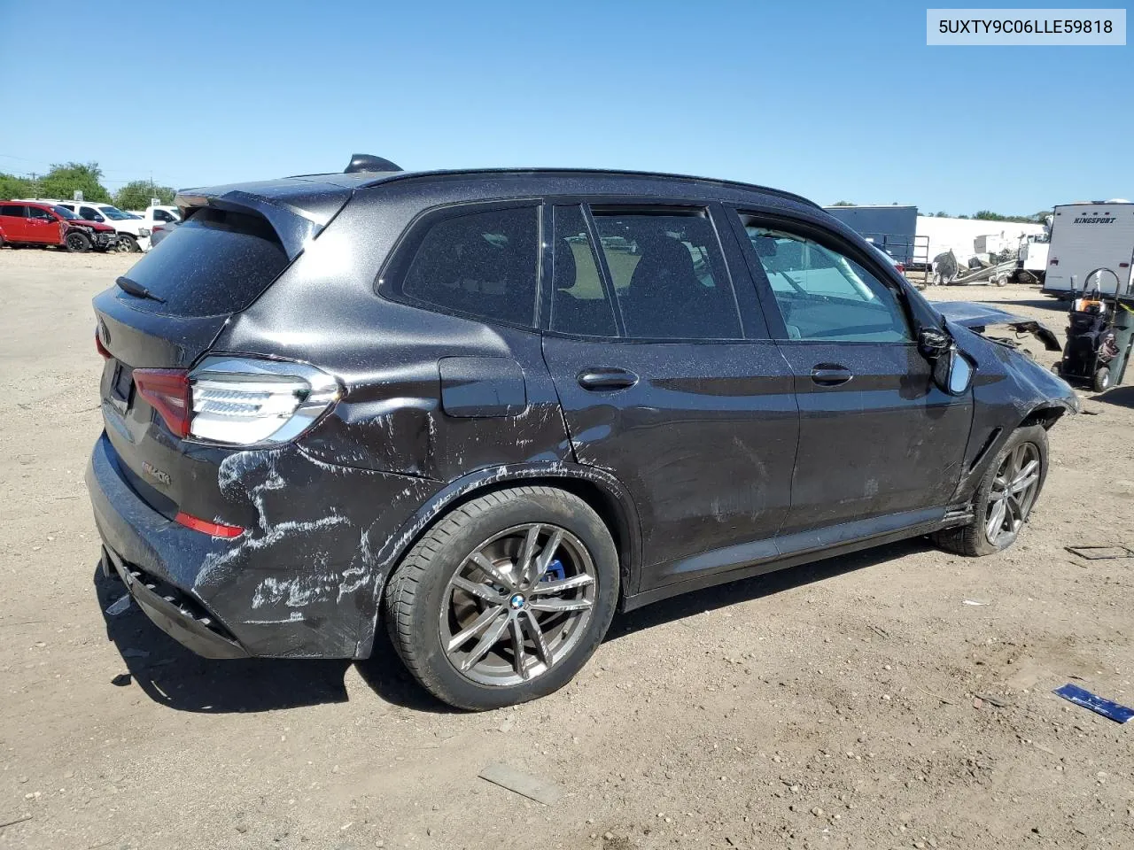 2020 BMW X3 xDrivem40I VIN: 5UXTY9C06LLE59818 Lot: 56684044