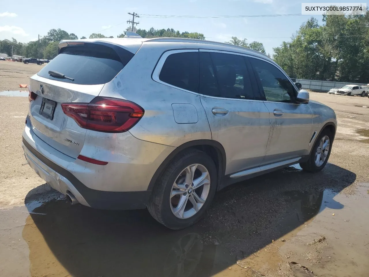 2020 BMW X3 Sdrive30I VIN: 5UXTY3C00L9B57774 Lot: 61210304