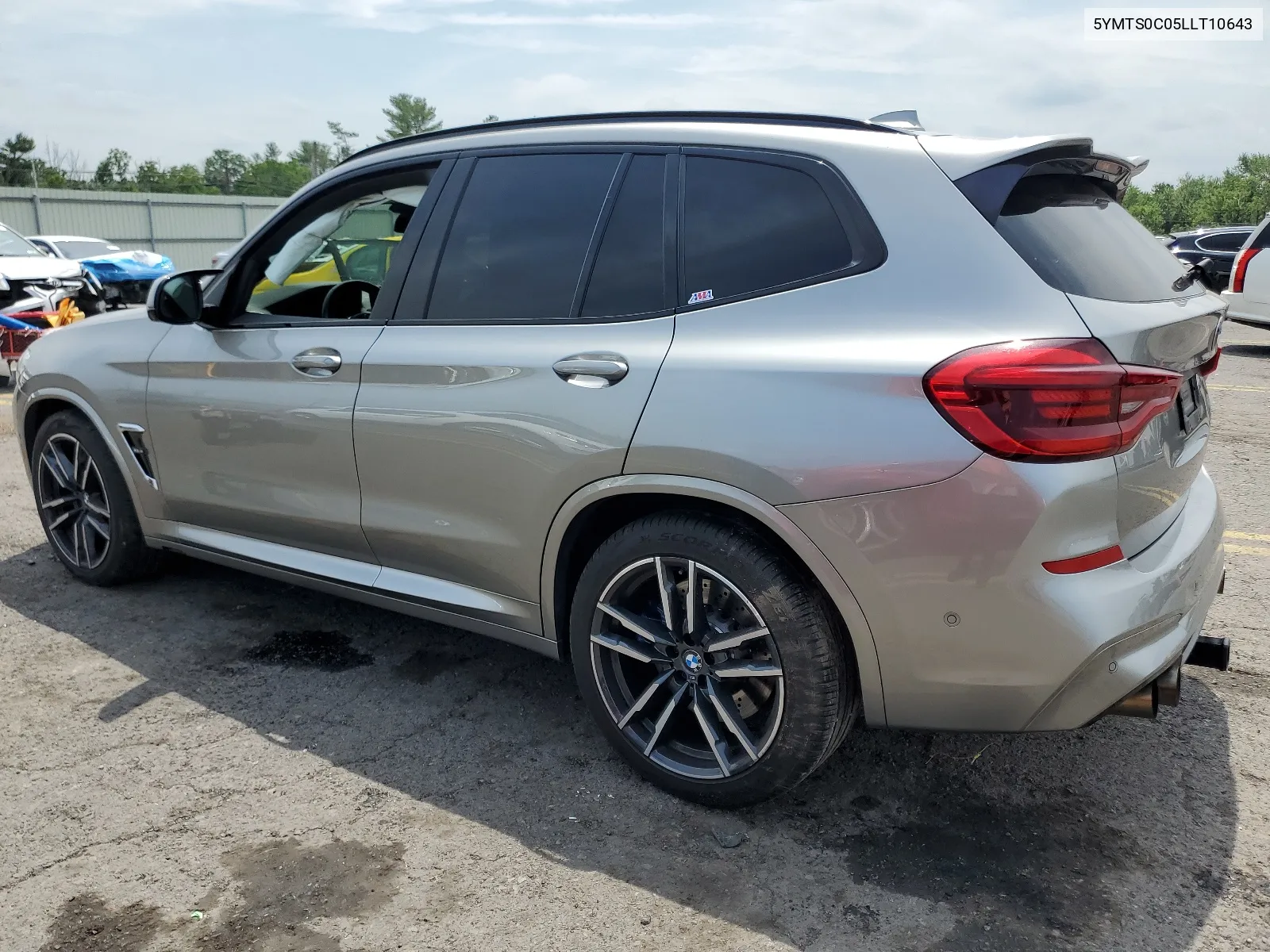 2020 BMW X3 M Competition VIN: 5YMTS0C05LLT10643 Lot: 62276834