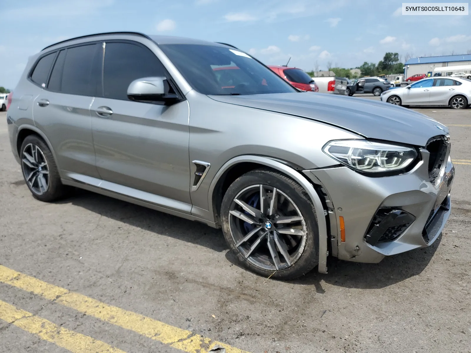 2020 BMW X3 M Competition VIN: 5YMTS0C05LLT10643 Lot: 62276834