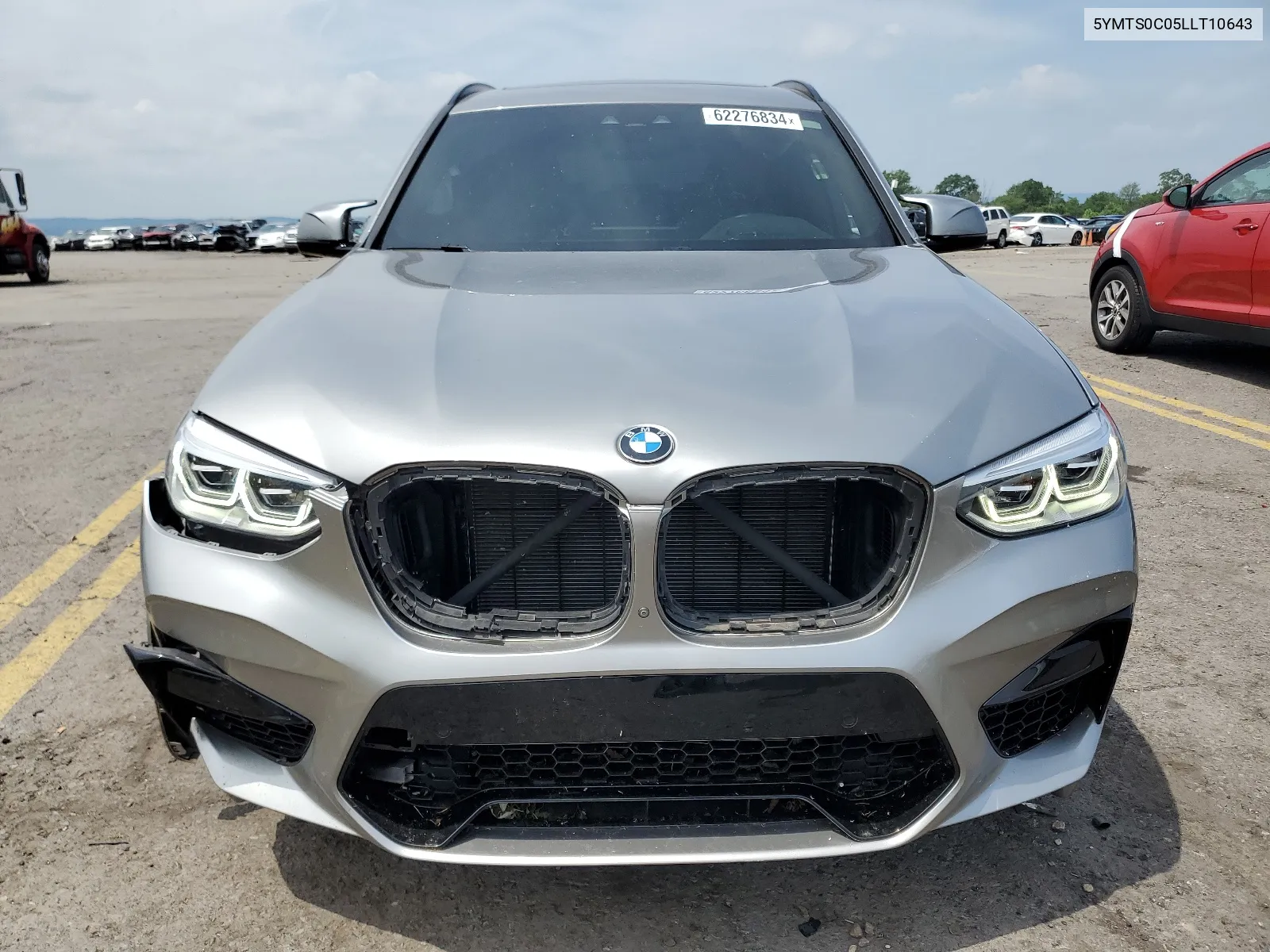 2020 BMW X3 M Competition VIN: 5YMTS0C05LLT10643 Lot: 62276834