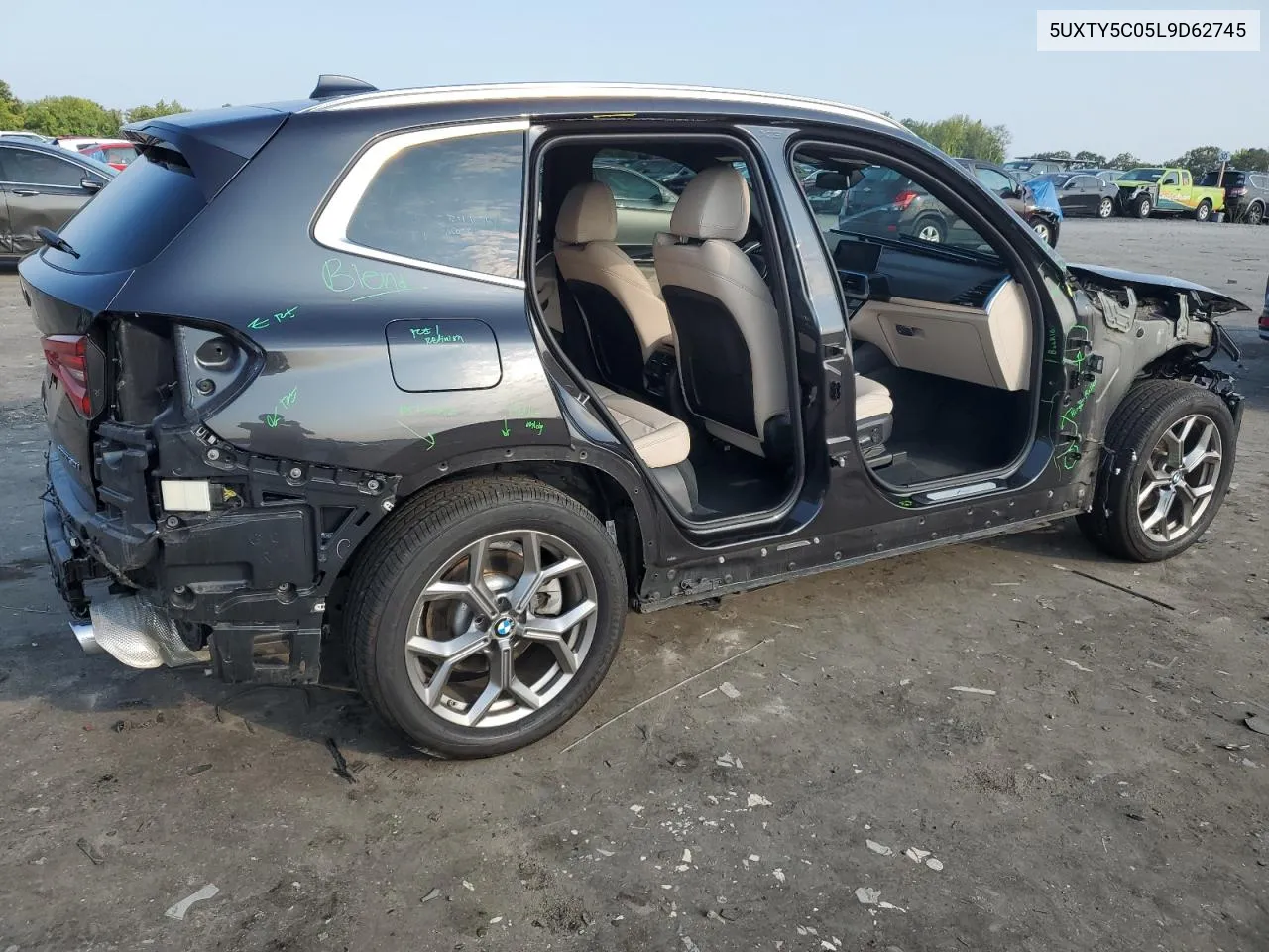 5UXTY5C05L9D62745 2020 BMW X3 xDrive30I