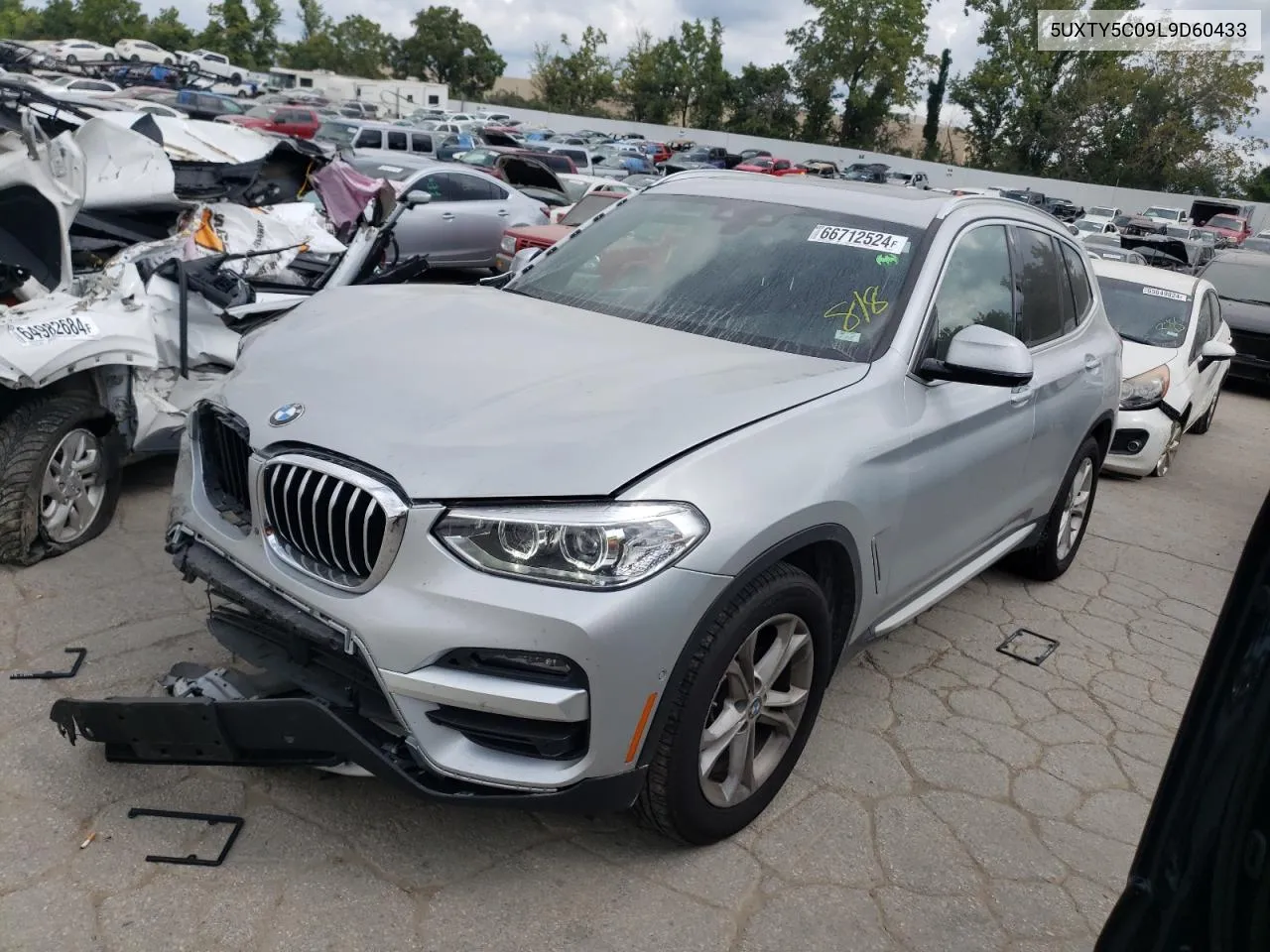 5UXTY5C09L9D60433 2020 BMW X3 xDrive30I