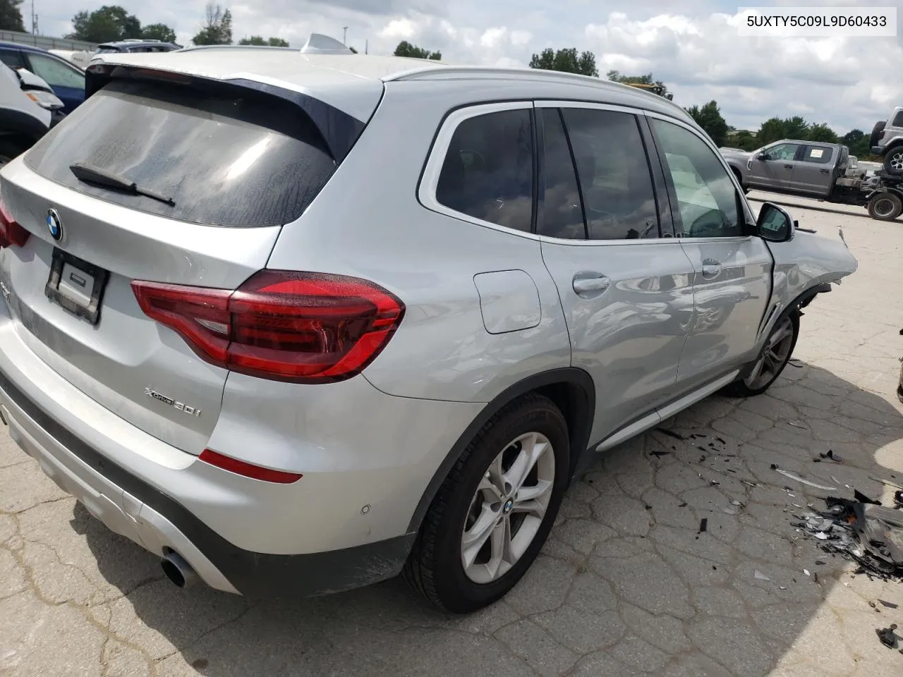 2020 BMW X3 xDrive30I VIN: 5UXTY5C09L9D60433 Lot: 66712524