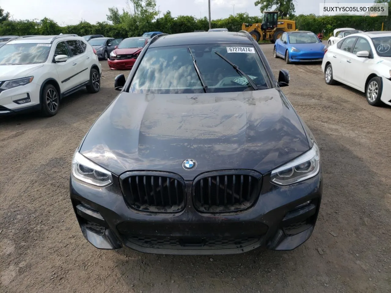 2020 BMW X3 xDrive30I VIN: 5UXTY5C05L9D10855 Lot: 67270474