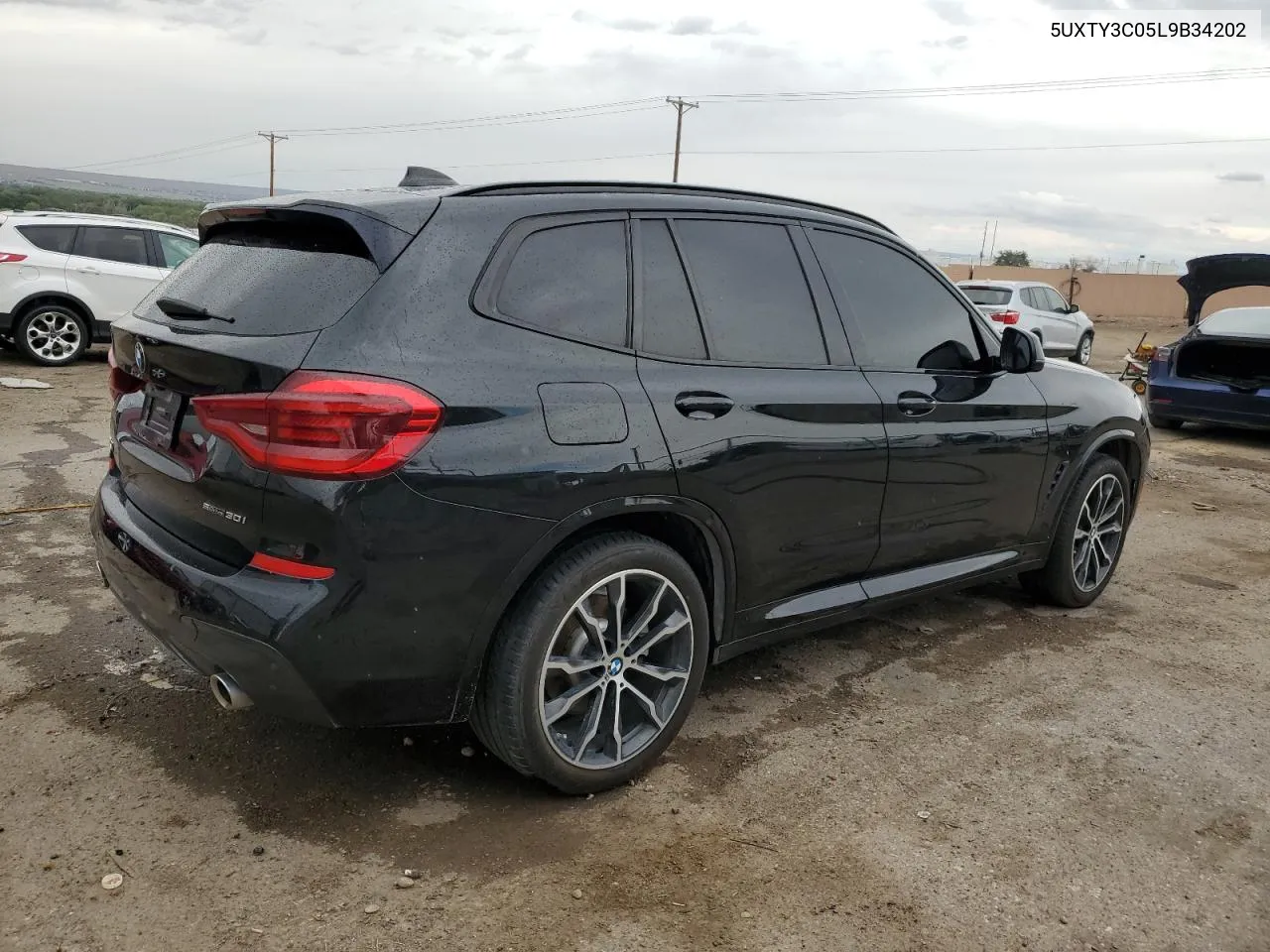 2020 BMW X3 Sdrive30I VIN: 5UXTY3C05L9B34202 Lot: 67324764