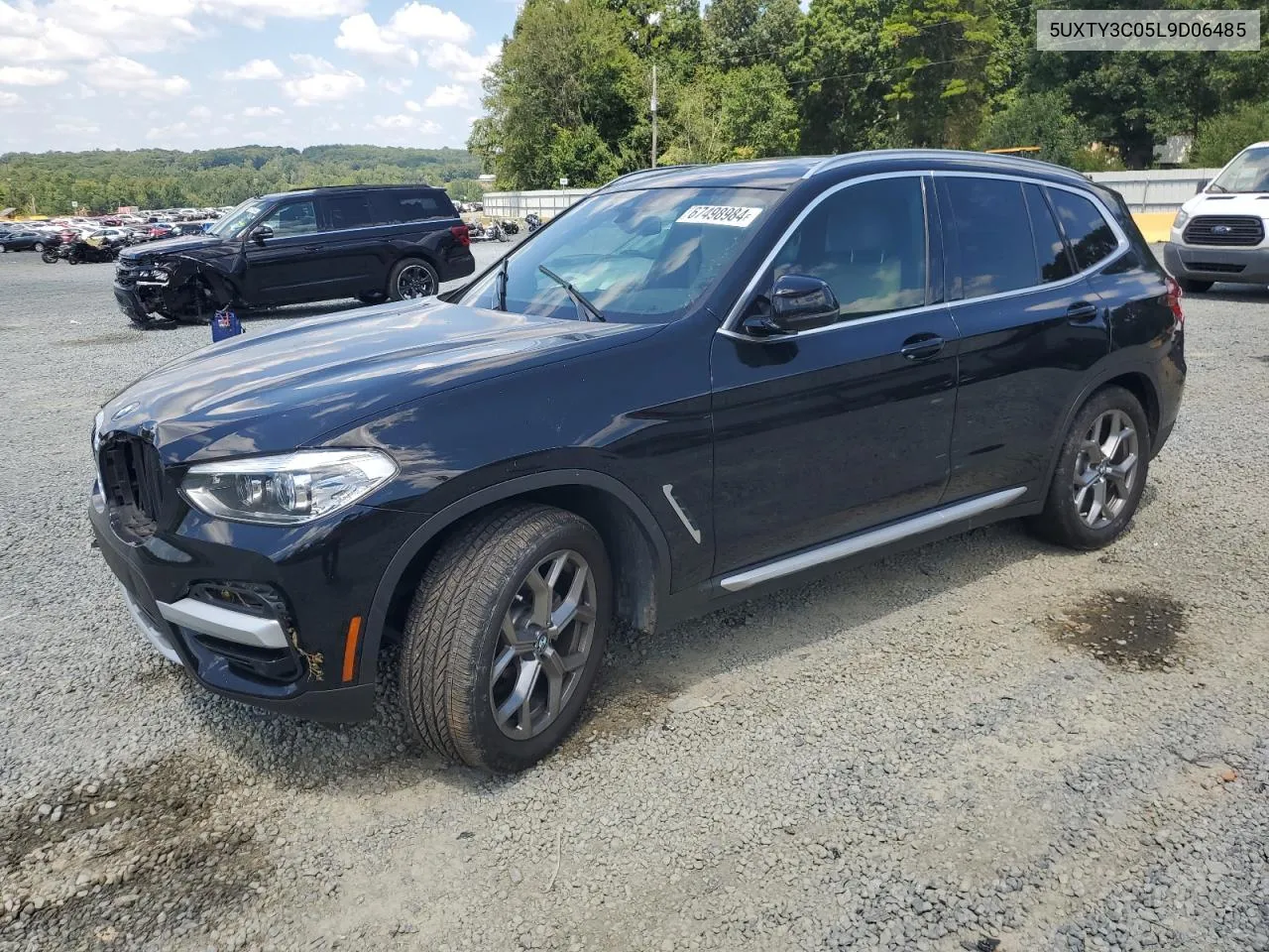 2020 BMW X3 Sdrive30I VIN: 5UXTY3C05L9D06485 Lot: 67498984