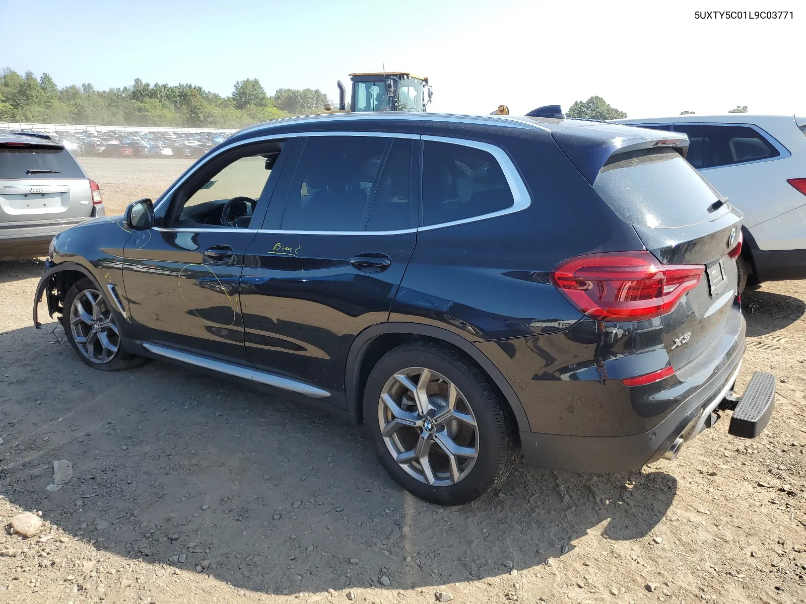 2020 BMW X3 xDrive30I VIN: 5UXTY5C01L9C03771 Lot: 67974364