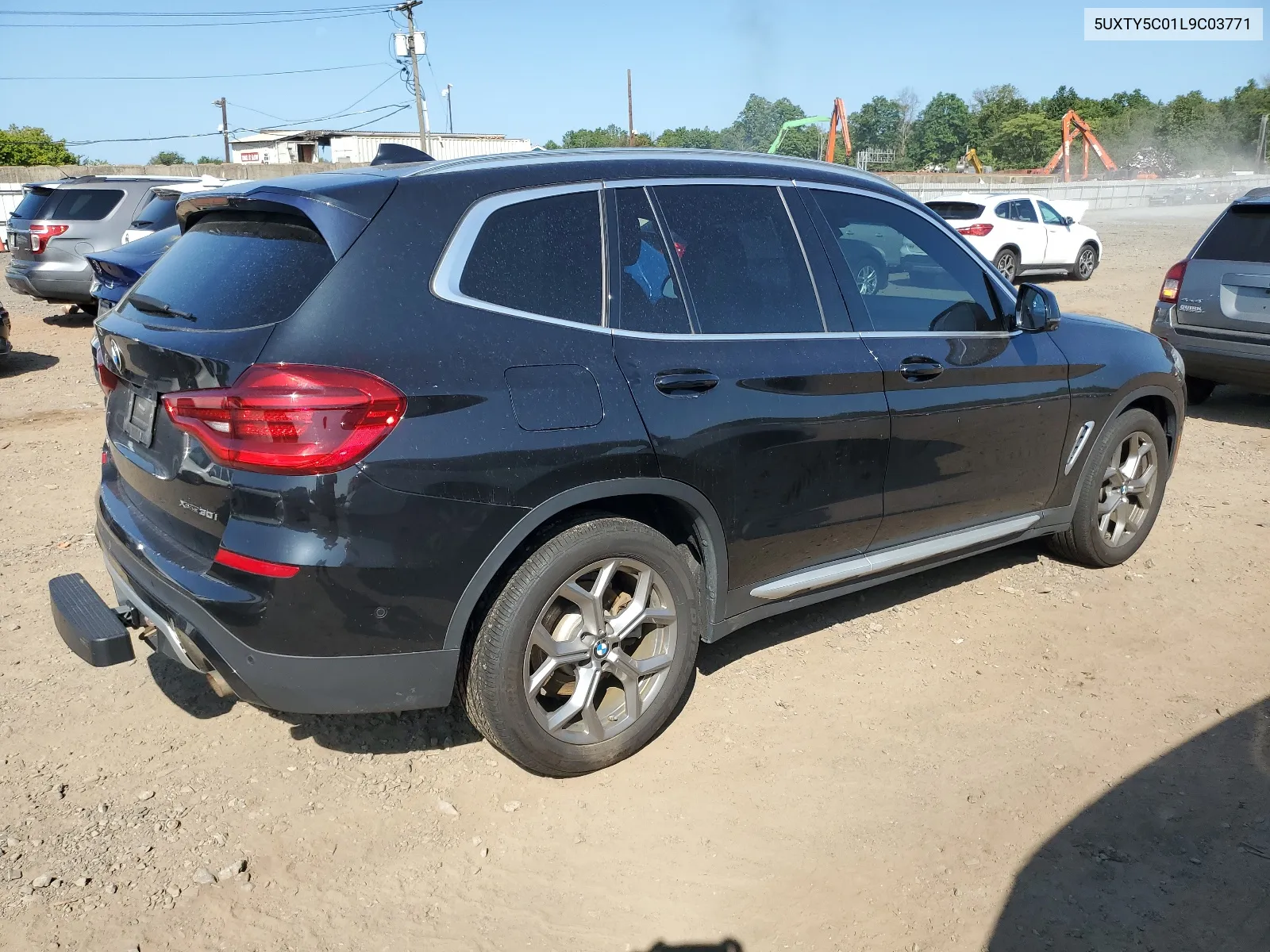 2020 BMW X3 xDrive30I VIN: 5UXTY5C01L9C03771 Lot: 67974364