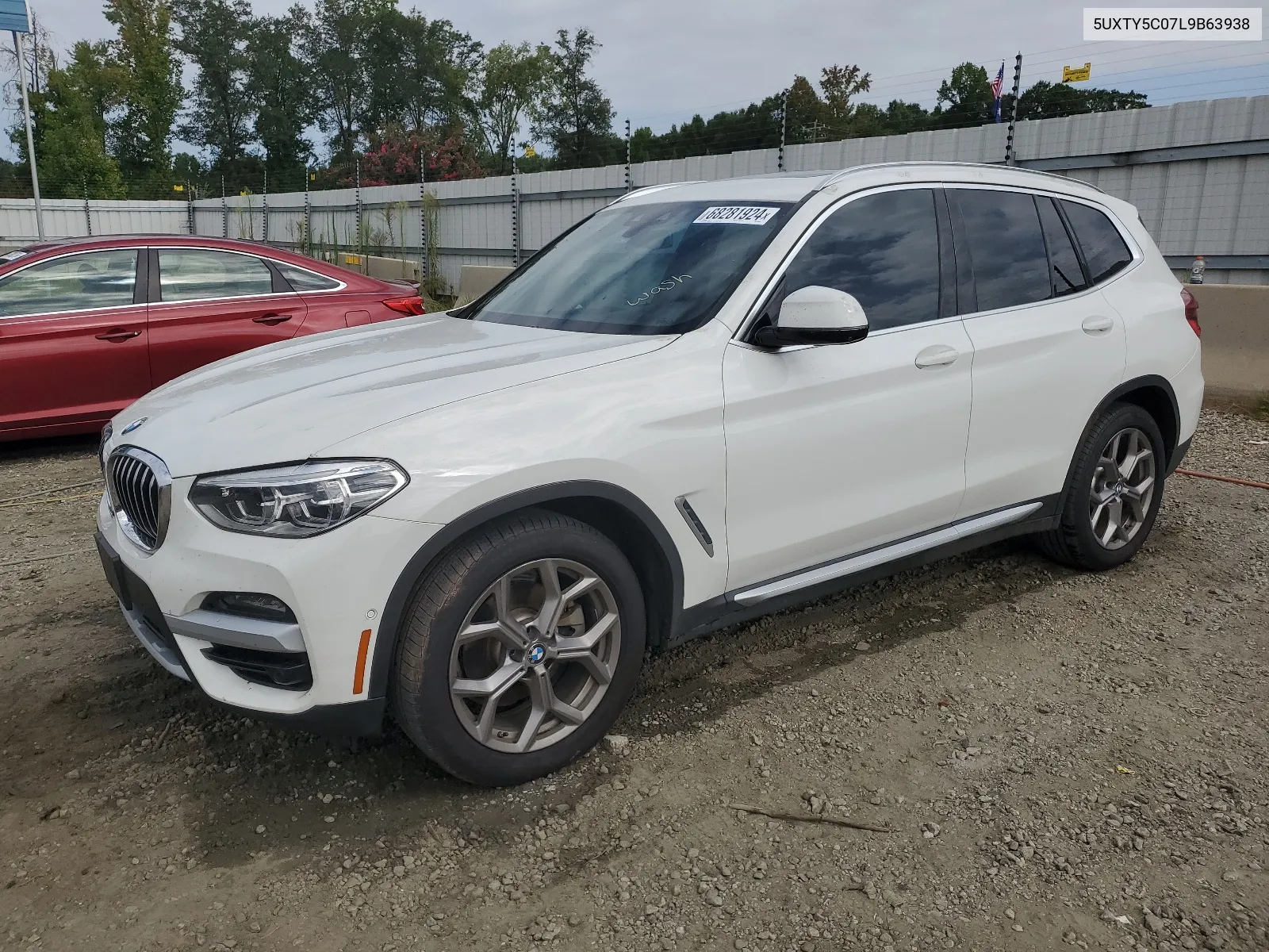 2020 BMW X3 xDrive30I VIN: 5UXTY5C07L9B63938 Lot: 68281924