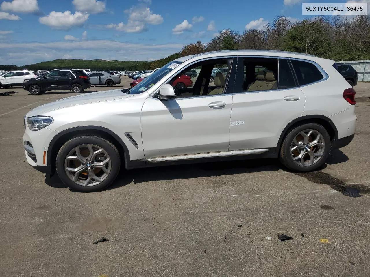 5UXTY5C04LLT36475 2020 BMW X3 xDrive30I