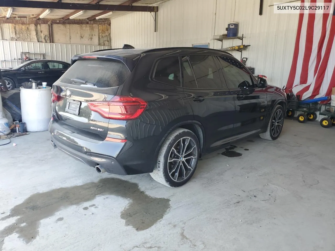 2020 BMW X3 xDrive30I VIN: 5UXTY5C02L9C29117 Lot: 68873514