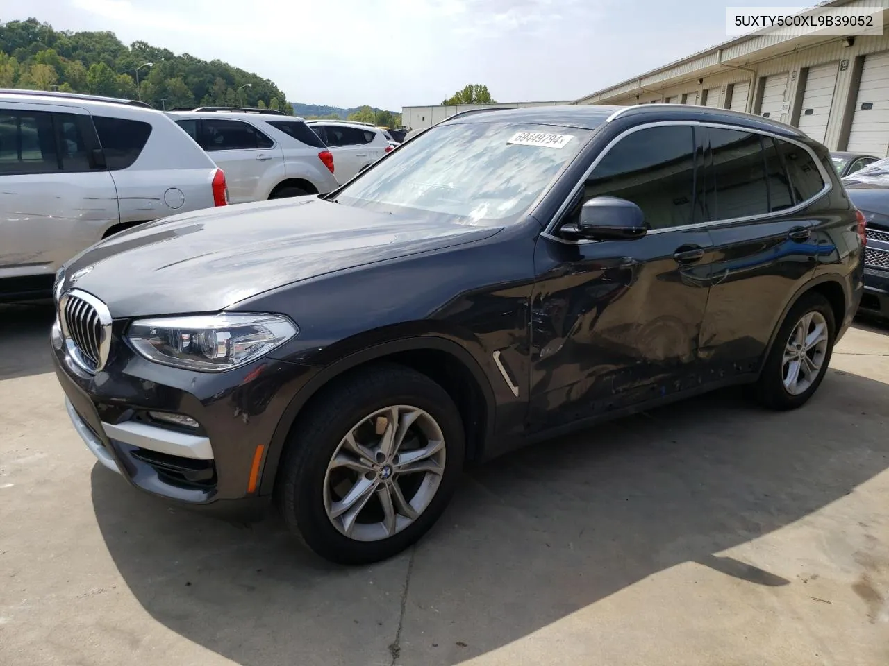 2020 BMW X3 xDrive30I VIN: 5UXTY5C0XL9B39052 Lot: 69449794