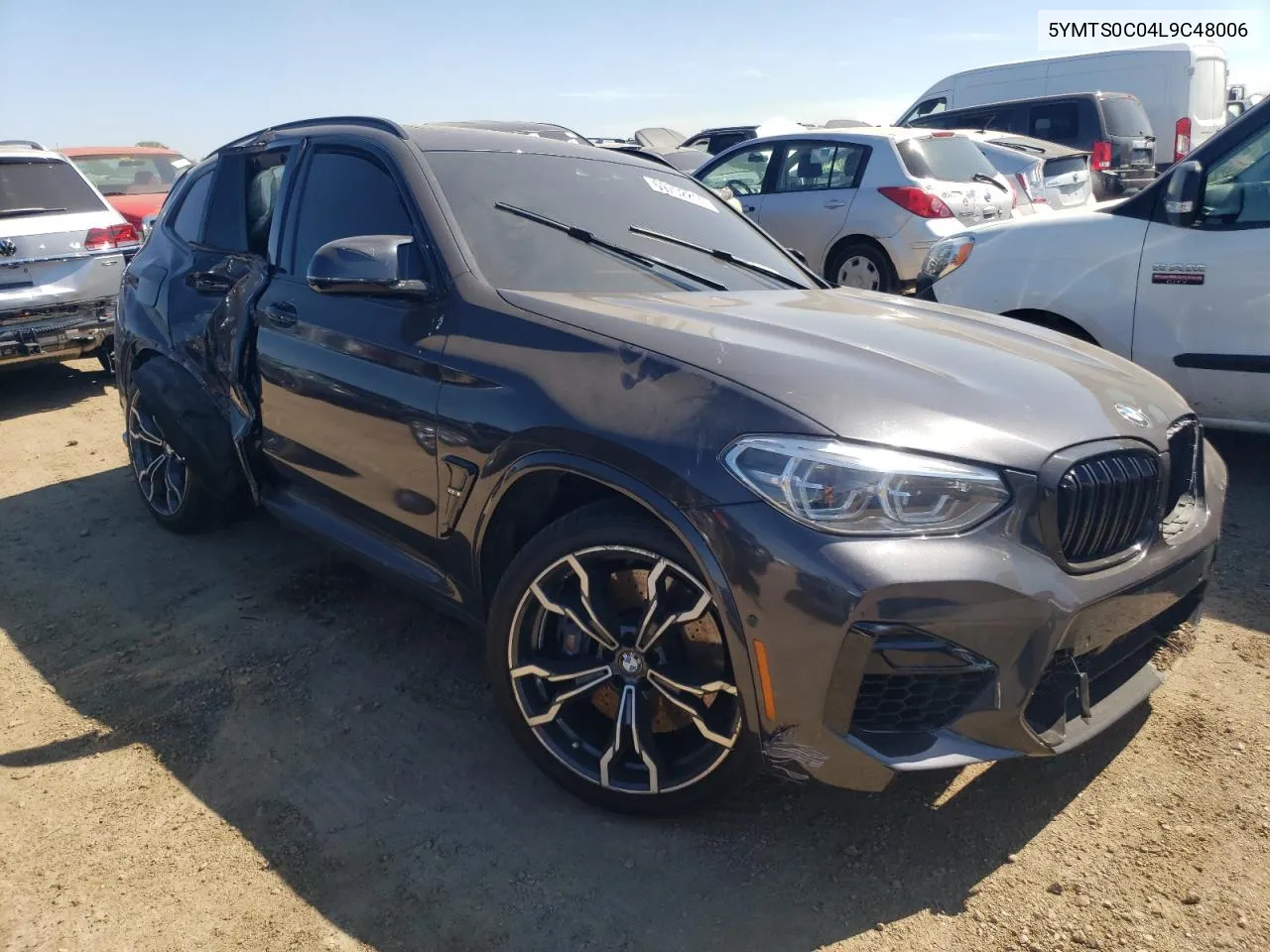 2020 BMW X3 M Competition VIN: 5YMTS0C04L9C48006 Lot: 69702214