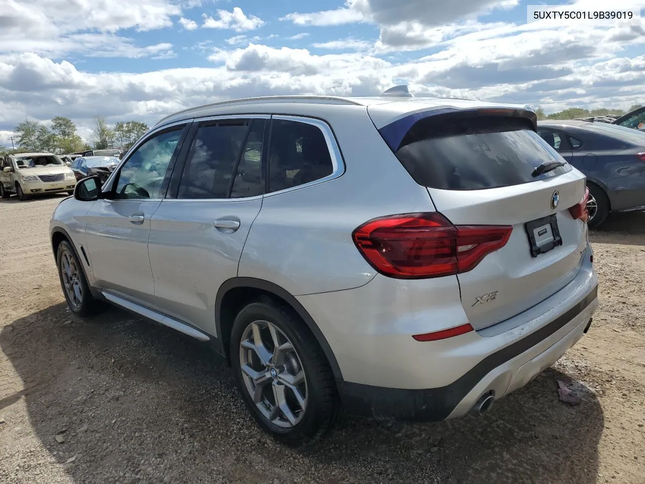 2020 BMW X3 xDrive30I VIN: 5UXTY5C01L9B39019 Lot: 70042534