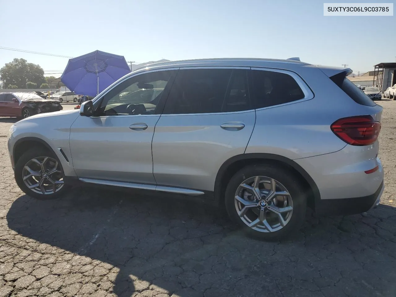 2020 BMW X3 Sdrive30I VIN: 5UXTY3C06L9C03785 Lot: 70257194