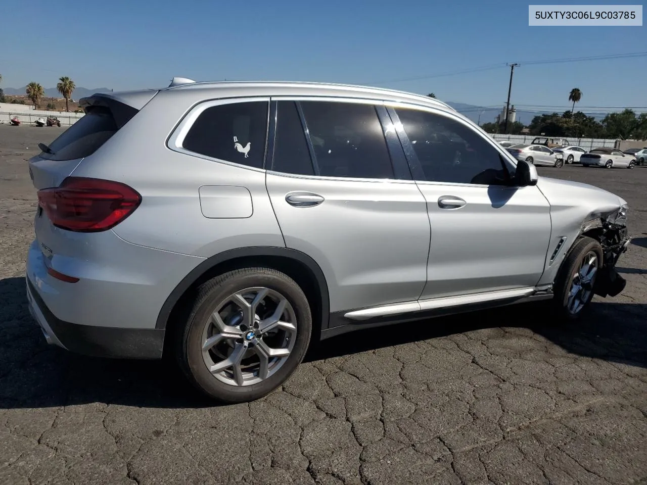 2020 BMW X3 Sdrive30I VIN: 5UXTY3C06L9C03785 Lot: 70257194