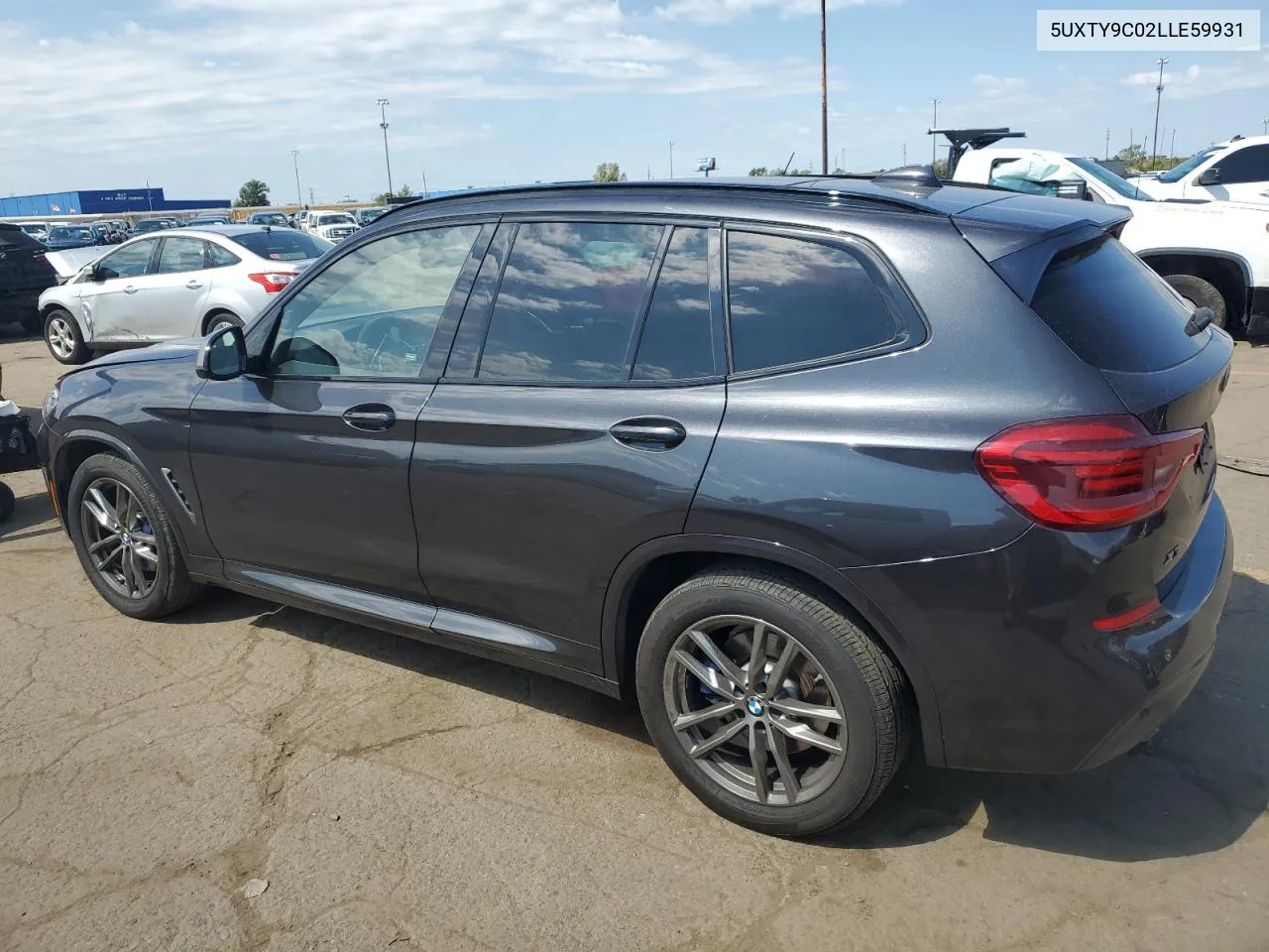 2020 BMW X3 xDrivem40I VIN: 5UXTY9C02LLE59931 Lot: 70676424