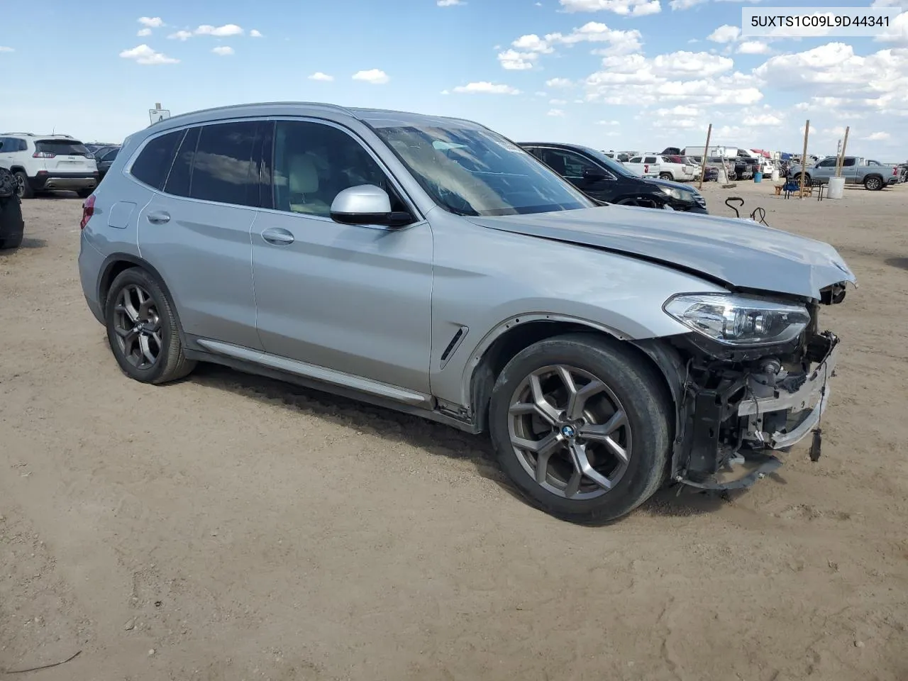 2020 BMW X3 xDrive30E VIN: 5UXTS1C09L9D44341 Lot: 70854484