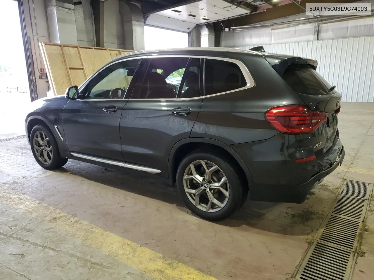 2020 BMW X3 xDrive30I VIN: 5UXTY5C03L9C74003 Lot: 71486324