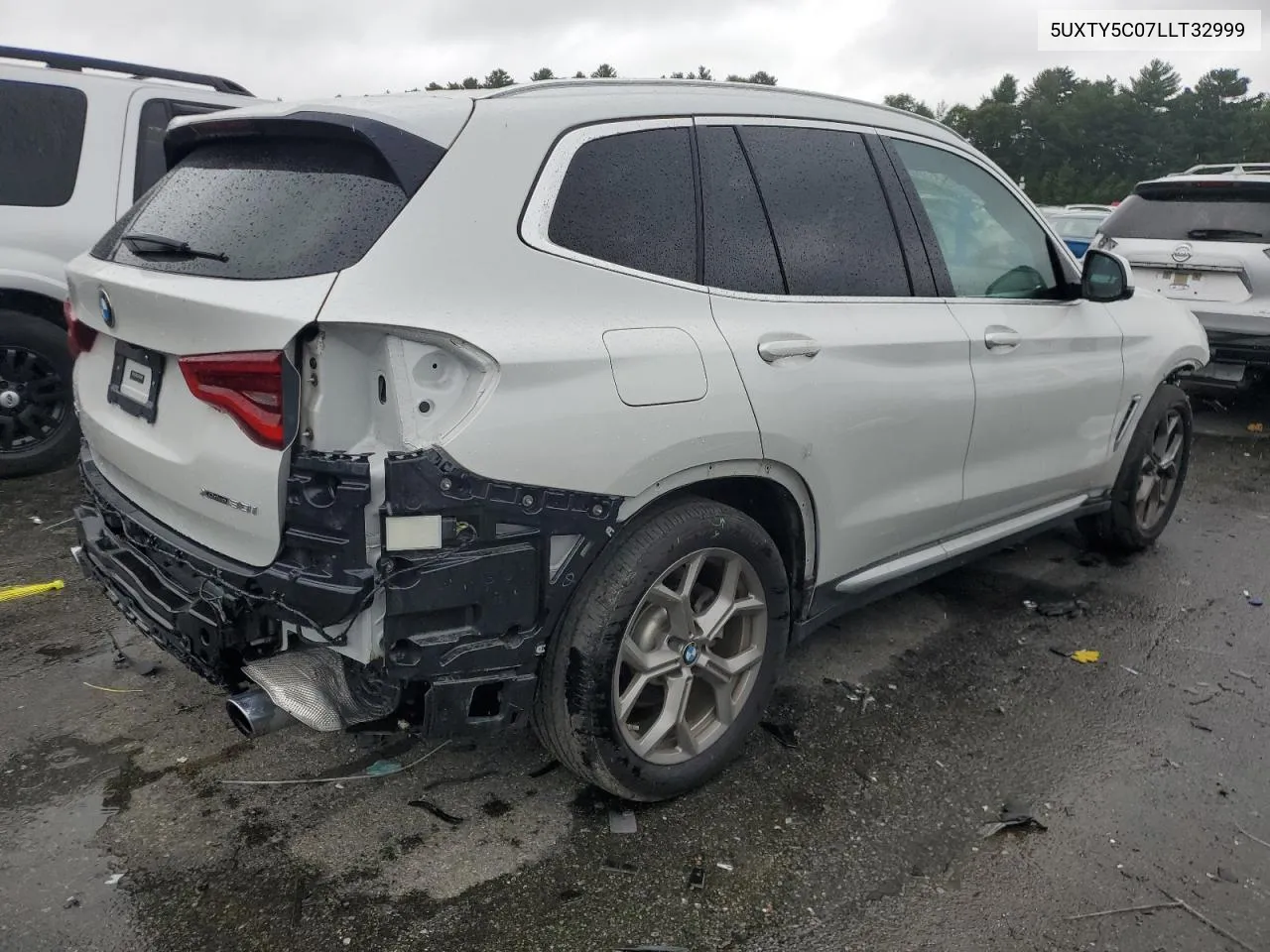 2020 BMW X3 xDrive30I VIN: 5UXTY5C07LLT32999 Lot: 71921234