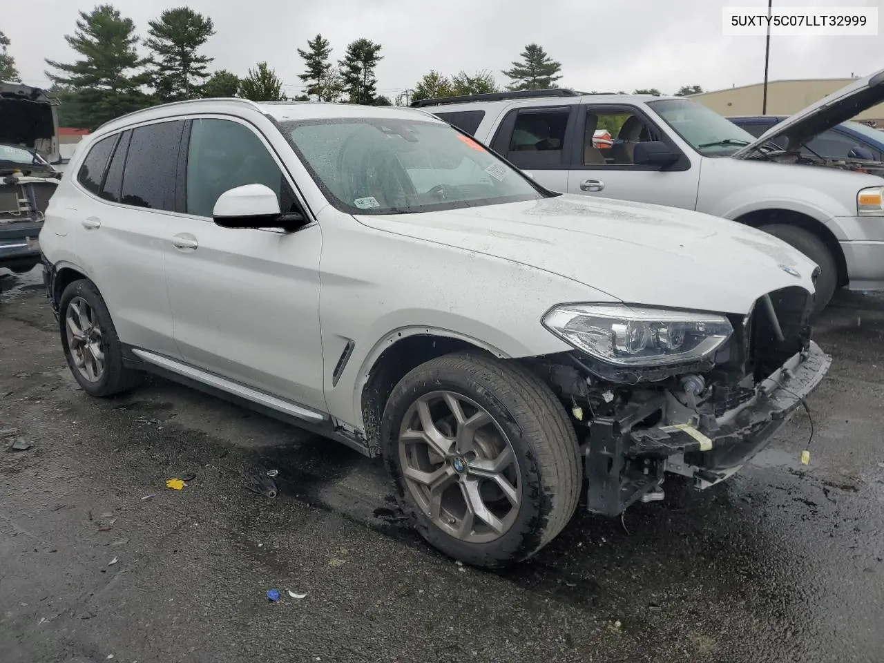 2020 BMW X3 xDrive30I VIN: 5UXTY5C07LLT32999 Lot: 71921234